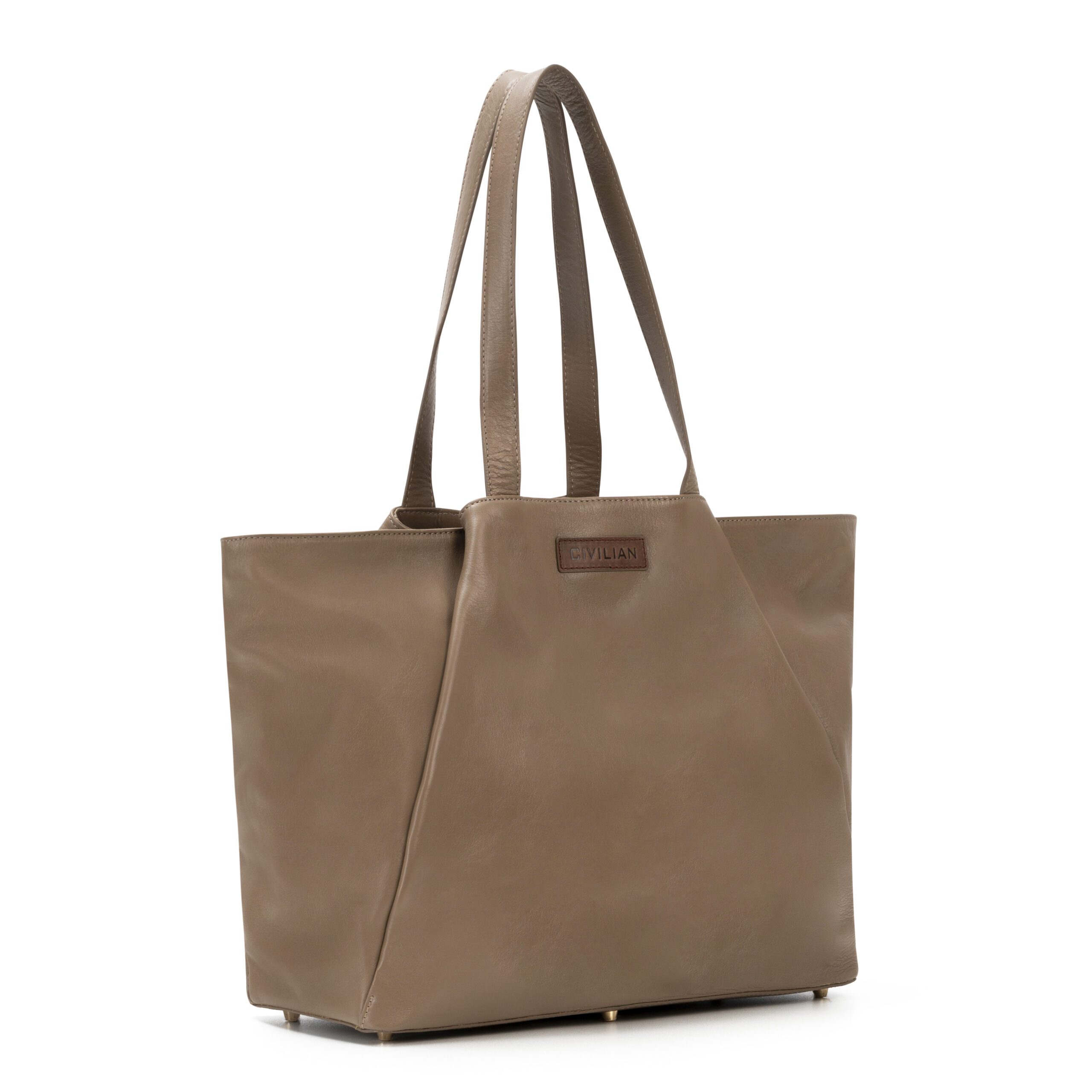 Luxury Leather Tote Bag For Women - Heritage Bronze - Civilian Crafts