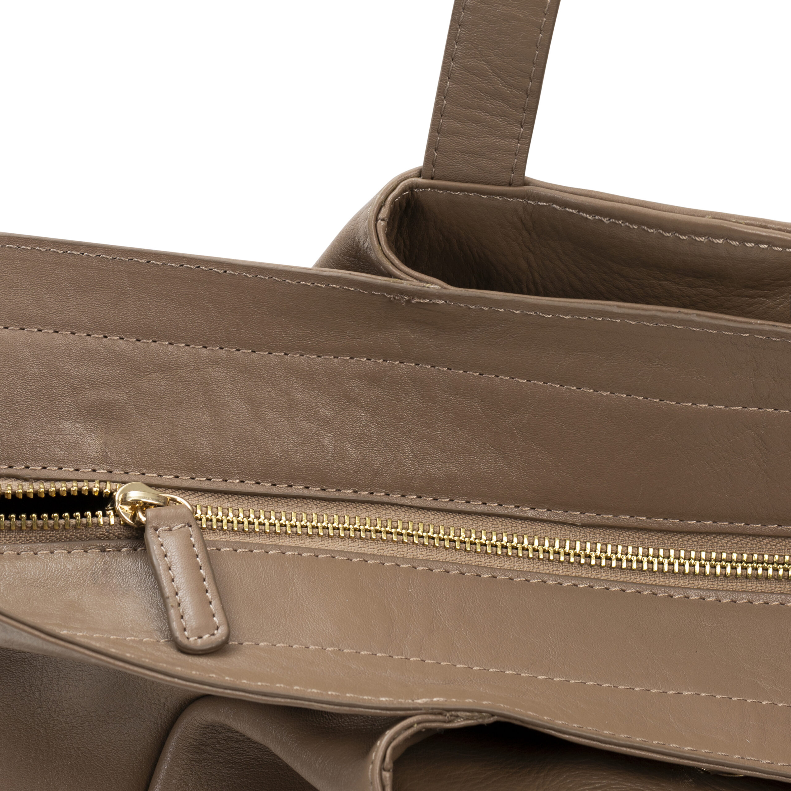 Luxury Leather Tote Bag For Women - Heritage Bronze - Civilian Crafts