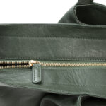 Luxury Leather Tote Bag For Women - Forest Green - Civilian Crafts