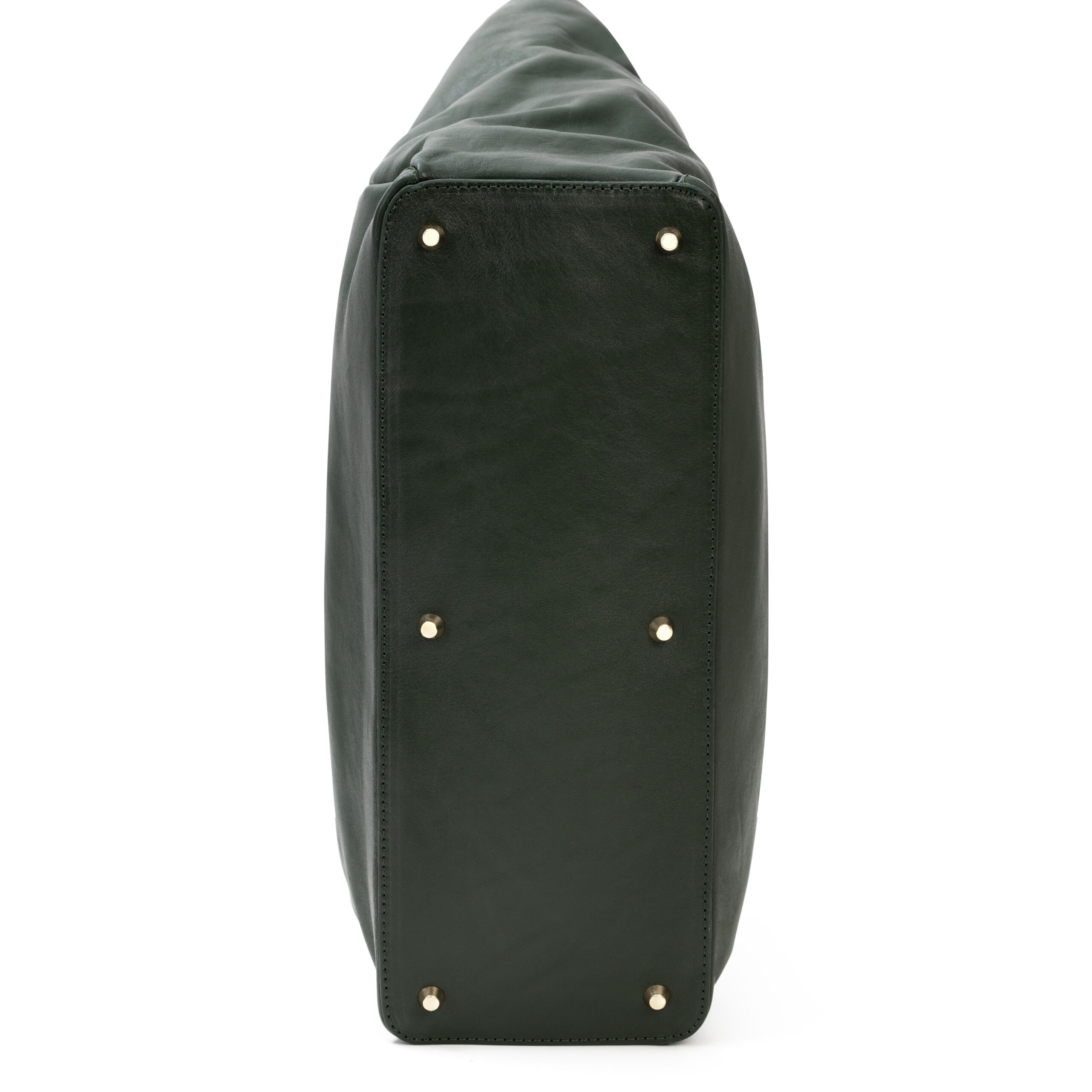 Luxury Leather Tote Bag For Women - Forest Green - Civilian Crafts