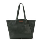 Luxury Leather Tote Bag For Women - Forest Green - Civilian Crafts